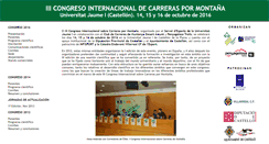 Desktop Screenshot of congresocarrerasdemontana.com