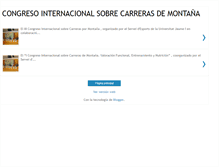 Tablet Screenshot of congresocarrerasdemontana.com